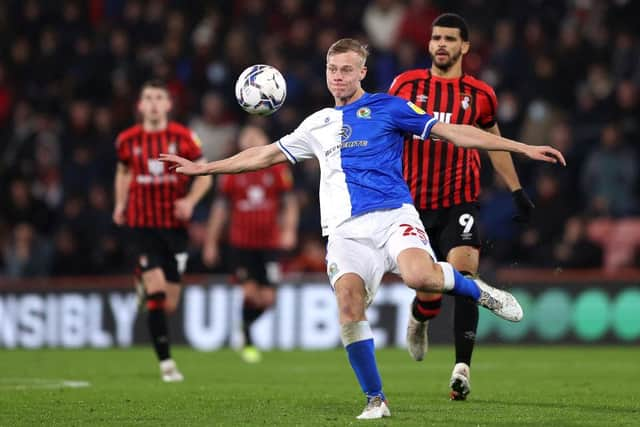 Jan Paul Van Hecke in action for Blackburn Rovers last season