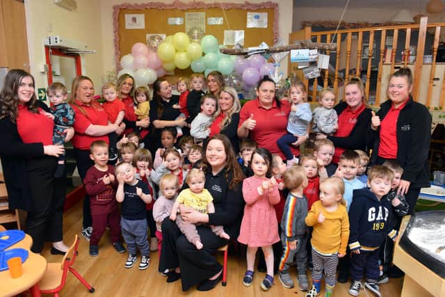 Staff and children at West Park Kindergarten have been celebrating their outstanding Ofsted judgement.