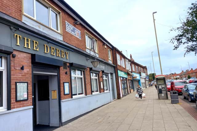 The Derby pub at the Nook, pictured on Great North Run Day, when thousands would usually be gathered there.