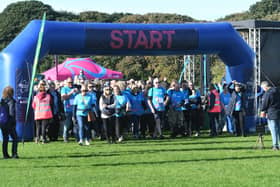 The Memory Walk in South Shields on Saturday.