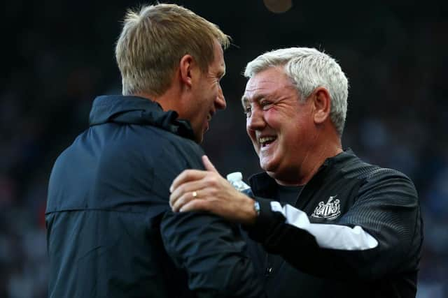 Graham Potter and Steve Bruce.