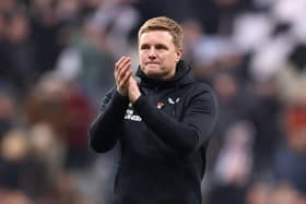 Newcastle United manager Eddie Howe following the Premier League match with Chelsea. Jamie Carragher has praised Howe's job at the club as 'absolutely fantastic' (Photo by George Wood/Getty Images)