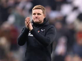 Newcastle United manager Eddie Howe following the Premier League match with Chelsea. Jamie Carragher has praised Howe's job at the club as 'absolutely fantastic' (Photo by George Wood/Getty Images)