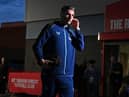 Newcastle United defender Fabian Schar arrives at the City Ground for the club's last game.