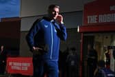 Newcastle United defender Fabian Schar arrives at the City Ground for the club's last game.