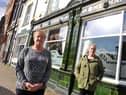Mechanics Arms Gina Smith and Louise Carr (R)