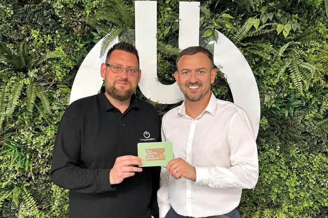 Image: Liam Barrett, Partner Channel Business Development Manager (left) and Paul Smith, Managing Director (right).
