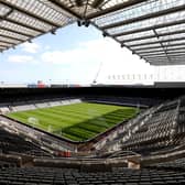 NEWCASTLE UPON TYNE, ENGLAND - AUGUST 28: A general view inside the stadium prior to the Premier League match between Newcastle United  and  Southampton at St. James Park on August 28, 2021 in Newcastle upon Tyne, England. (Photo by George Wood/Getty Images)