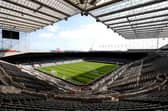 NEWCASTLE UPON TYNE, ENGLAND - AUGUST 28: A general view inside the stadium prior to the Premier League match between Newcastle United  and  Southampton at St. James Park on August 28, 2021 in Newcastle upon Tyne, England. (Photo by George Wood/Getty Images)