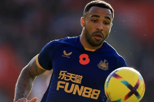 Newcastle United striker Callum Wilson.