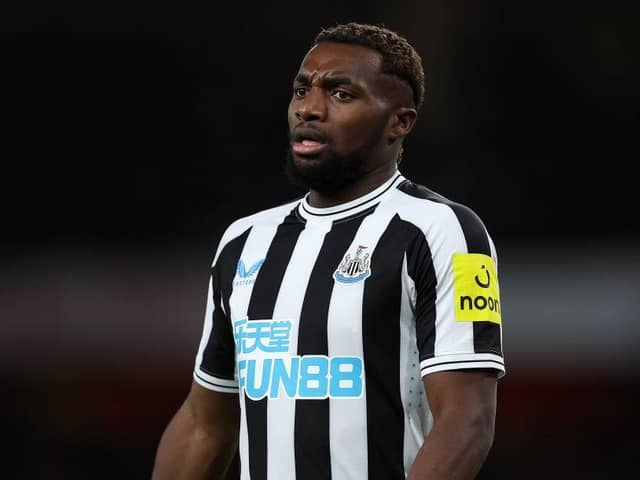 Newcastle United's Allan Saint-Maximin after coming off the bench against Arsenal on Tuesday night.