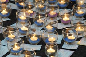 Wave of Light at Souter Lighthouse, Whitburn, organised by 4louis, marking Baby Loss Awareness Week.