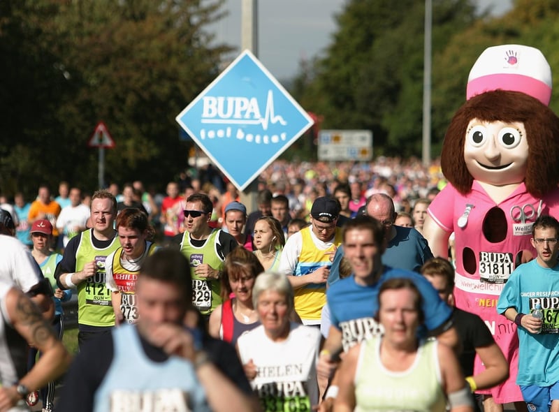 Members of the public have been known to dress up in fantastic costumes when taking part in the Great North Run.