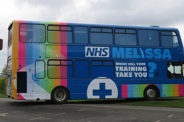 The Melissa bus will be used in locations across South Tyneside to help offer people their Covid jab.