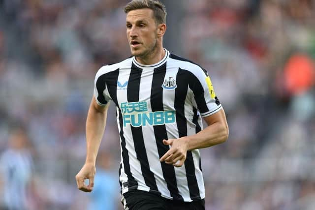 Newcastle United striker Chris Wood.