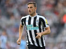 Newcastle United striker Chris Wood.