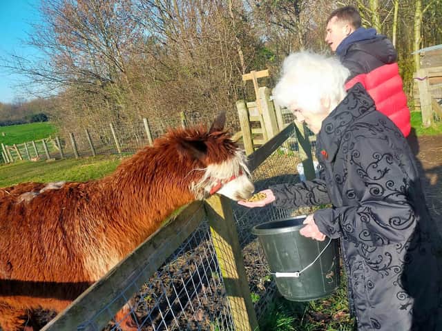 Bedewell Grange resident, Ruby.