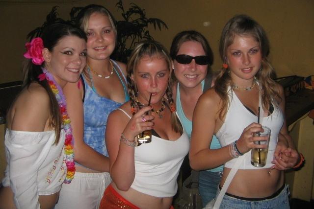 Party time for these friends. Recognise anyone? Photo: Wayne Groves.