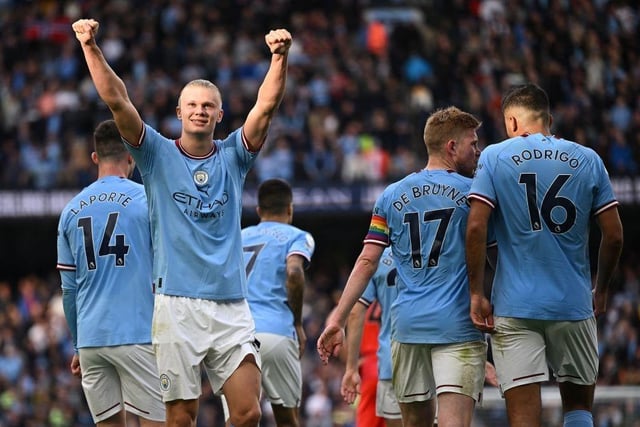 Football Manager predict that Manchester City will qualify for the Champions League after finishing in 2nd place having taken 73 points from 38 games.