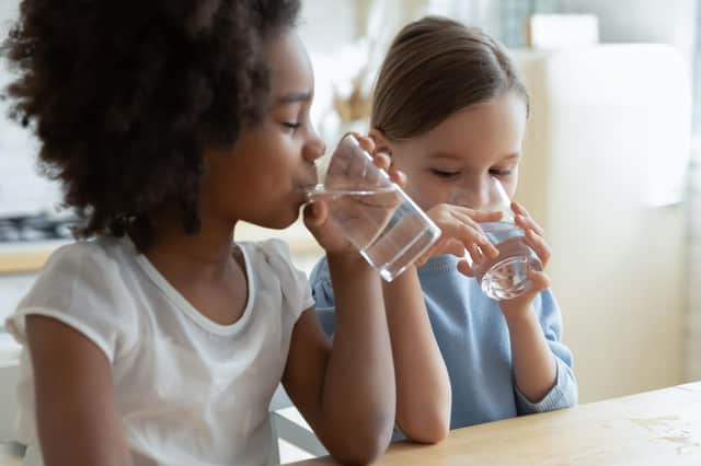 Drink plenty of water to encourage a healthy post-Christmas fitness regime.