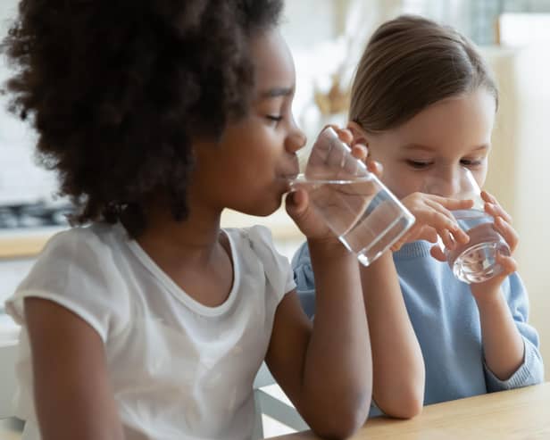 Drink plenty of water to encourage a healthy post-Christmas fitness regime.