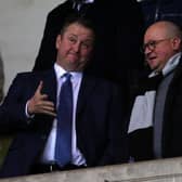 Mike Ashley and Lee Charnley, Newcastle United's managing director.