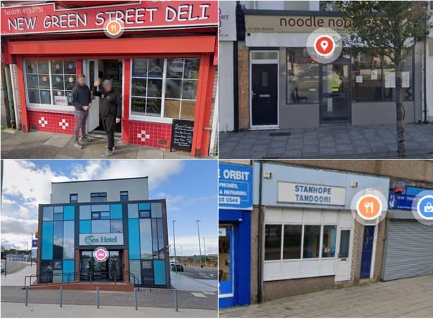 Take a look at these South Tyneside businesses that have been rated 0, 1 or 2 hygiene stars.