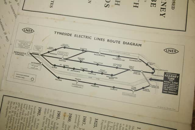 A map showing proposed stations on the Kearney Tube