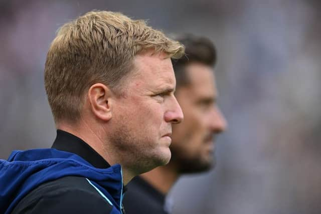 Newcastle United head coach Eddie Howe.