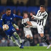 Juventus midfielder Arthur is reportedly a target for Newcastle United (Photo by Mike Hewitt/Getty Images)