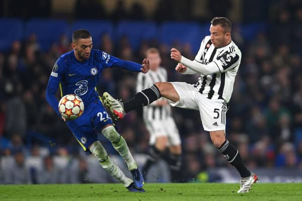 Juventus midfielder Arthur is reportedly a target for Newcastle United (Photo by Mike Hewitt/Getty Images)