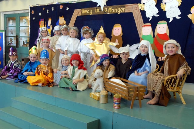 What a wonderful show from the reception class pupils 15 years ago.