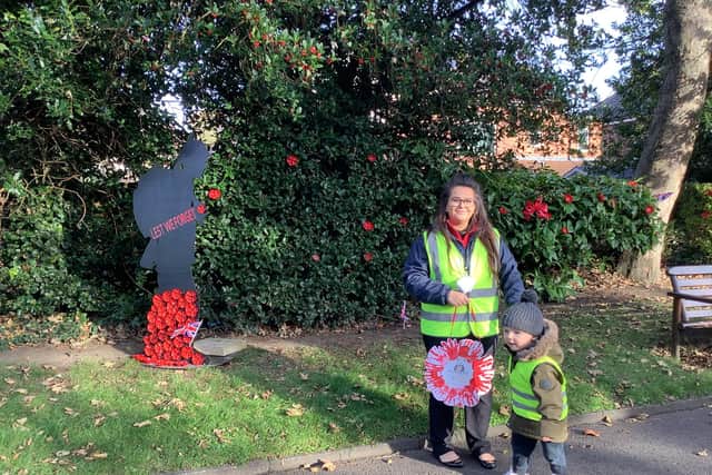 Children from Nurserytime Hebburn played a part in the impressive Remembrance displays.