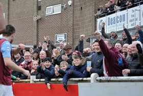 Fan Pics, South Shields Fc. 5-3 F C United of Manchester Northern Premier League 14-03-2020. Picture by FRANK REID
