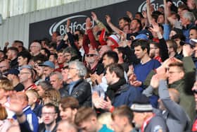 Sunderland fans at Plymouth. Picture by FRANK REID