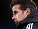 Marco Silva, Head Coach of Fulham, looks on during the Emirates FA Cup Third Round match between Hull City and Fulham at MKM Stadium on January 07, 2023 in Hull, England. (Photo by George Wood/Getty Images)