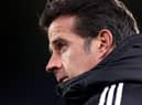 Marco Silva, Head Coach of Fulham, looks on during the Emirates FA Cup Third Round match between Hull City and Fulham at MKM Stadium on January 07, 2023 in Hull, England. (Photo by George Wood/Getty Images)