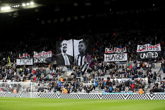 Wor Flags will return to St James's Park when Newcastle United host Tottenham Hotspur.  (Photo by Ian MacNicol/Getty Images)
