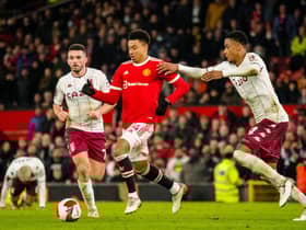 Jesse Lingard playing for Manchester United.