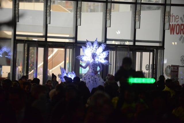 South Shields Christmas lights switch on.