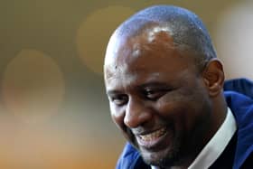 Crystal Palace manager Patrick Vieira. PA.