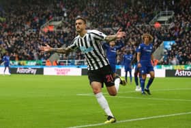 Ex-Newcastle United striker Joselu has earned a call-up to the Spain squad  (Photo by Alex Livesey/Getty Images)