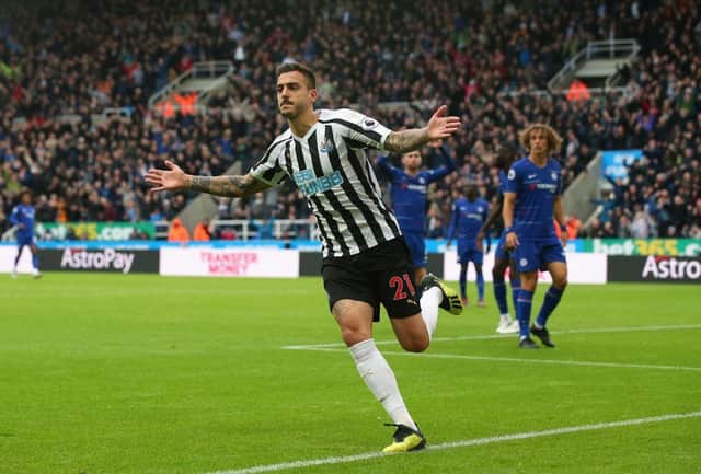 Ex-Newcastle United striker Joselu has earned a call-up to the Spain squad  (Photo by Alex Livesey/Getty Images)
