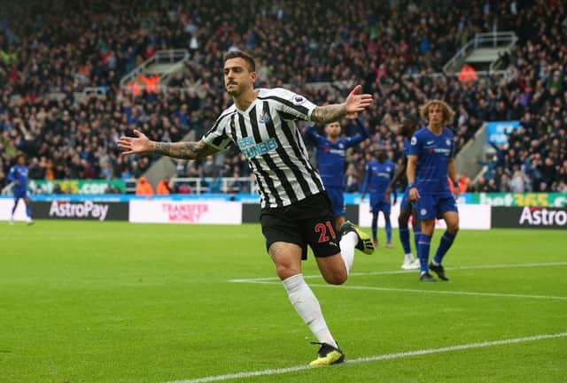 Ex-Newcastle United striker Joselu has earned a call-up to the Spain squad (Photo by Alex Livesey/Getty Images)