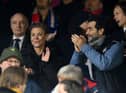 Newcastle United co-owners Amanda Staveley and Mehrdad Ghodoussi.