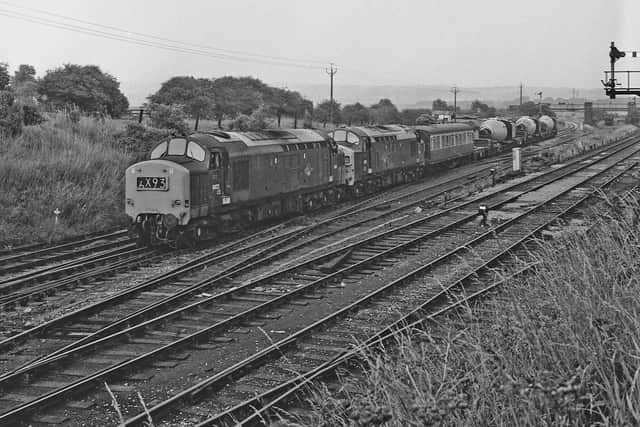 New traffic on the line in 1969.