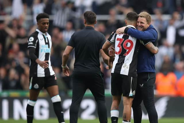 Newcastle were victorious over Leicester City last time out (Photo by George Wood/Getty Images)