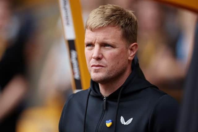 Eddie Howe has multiple injury worries ahead of Newcastle United's trip to Liverpool (Photo by Eddie Keogh/Getty Images)