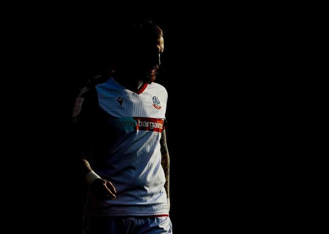 Marcus Maddison playing for Bolton Wanderers.
