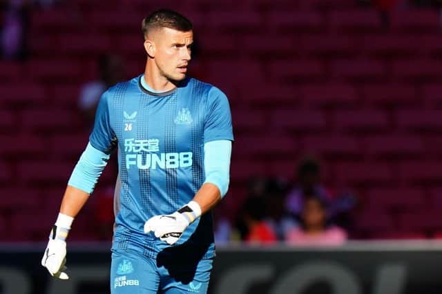 Newcastle United's Karl Darlow at the Estadio da Luz.
